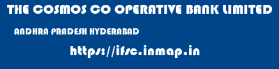 THE COSMOS CO OPERATIVE BANK LIMITED  ANDHRA PRADESH HYDERABAD    ifsc code
